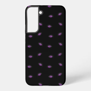 Halloween, Lila Augen, Süßes oder Saures, Buh Samsung Galaxy Hülle