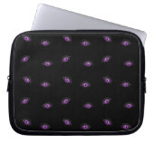Halloween, Lila Augen, Trick oder Trete, Boo Laptopschutzhülle (Vorderseite)