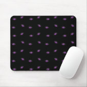 Halloween, Lila Augen, Trick oder Trete, Boo Mousepad (Mit Mouse)