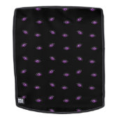 Halloween, Lila Augen, Trick oder Trete, Boo Rucksack (Abnehmbare Front)