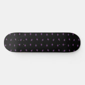 Halloween, Lila Augen, Trick oder Trete, Boo Skateboard (Horizontal)