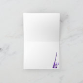 Halloween Lila Babydusche Danke (Innenseite)