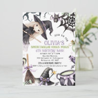 Halloween Lila Blonde Little Hexe Geburtstag