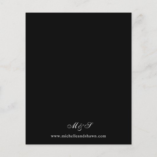 Halloween Lila Blumen- und Schädelhochzeit (Rückseite)