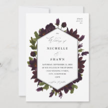 Halloween Lila Floral Wedding - SM