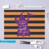 Halloween Lila Hexe, die ich dir zugeschrieben hab Seidenpapier (Handwerk)