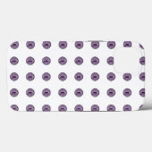 Halloween Lila Polka Dot Eyes Case-Mate iPhone Hülle (Rückseite (Horizontal))