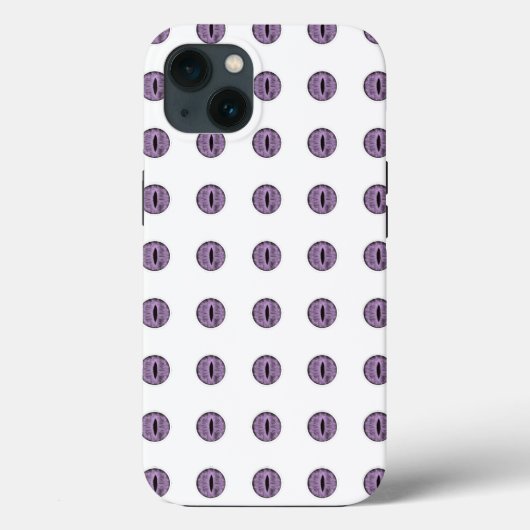 Halloween Lila Polka Dot Eyes Case-Mate iPhone Hülle (Rückseite)