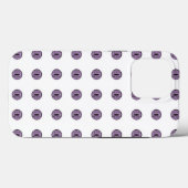 Halloween Lila Polka Dot Eyes Case-Mate iPhone Hülle (Rückseite (Horizontal))