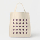 Halloween Lila Polka Dot Eyes Tragetasche (Vorne)