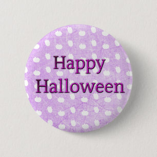 Halloween Lila Pumpkin-Patch-Button Button