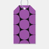 Halloween Lila und Black Personalisiert Geschenkanhänger (Vorderseite)