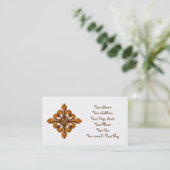 Halloween-Lilie Visitenkarte (Stehend Vorderseite)