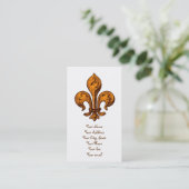 Halloween-Lilie Visitenkarte (Stehend Vorderseite)