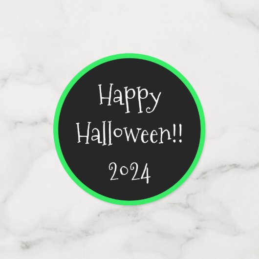 Halloween Lines Paper Teller Konfetti (Klein Vorderseite)