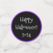 Halloween Lines Paper Teller Konfetti (Klein Vorderseite)