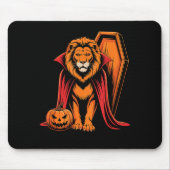Halloween Lion Coffin Lions  Mousepad (Vorne)