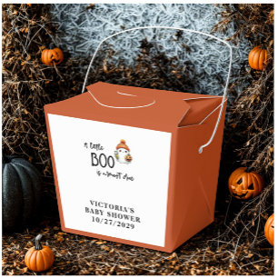 Halloween Little Boo Baby Duschbox Geschenkschachtel