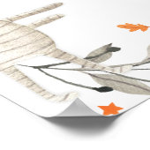 Halloween Little Boo Baby Dusche Begrüßungszeichen Poster (Ecke)