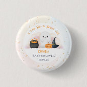 Halloween Little Boo Baby Dusche Button (Vorderseite)