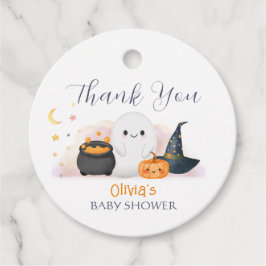 Halloween Little Boo Baby Dusche Danke Geschenkanhänger