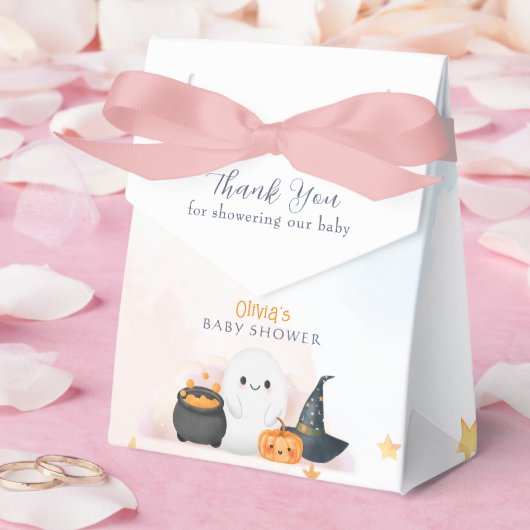 Halloween Little Boo Baby Dusche Geschenkschachtel (Hochzeit)
