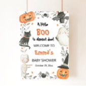 Halloween Little Boo Baby Dusche Willkommenspender Poster