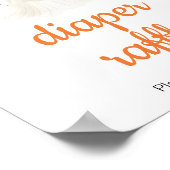 Halloween Little Boo Babydusche Windelwanne Poster (Ecke)