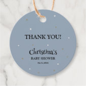 Halloween Little Boo Boy Baby Dusche Danke Geschenkanhänger (Vorderseite)