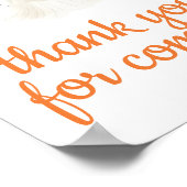 Halloween Little Boo Danke, dass du gekommen bist Poster (Ecke)