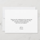 Halloween Little Boo Danke-Karte Dankeskarte (Rückseite)