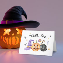 Halloween Little Boo Danke-Karte