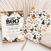 Halloween Little Boo Fall Pumpkin Baby Dusche Einladung