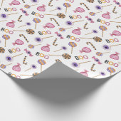 Halloween Little Boo Geschenkpapier (Ecke)