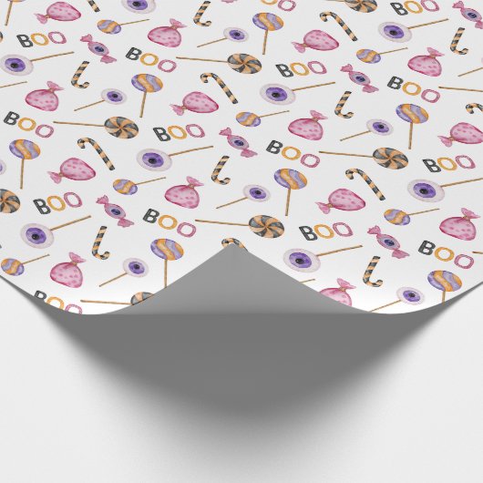 Halloween Little Boo Geschenkpapier (Ecke)
