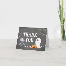 Halloween Little Boo Ghost Baby Dusche Dankeskarte
