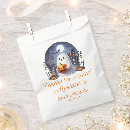 Halloween Little Boo Ghost Baby Dusche Geschenktütchen (Ausgeschnitten)