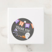 Halloween Little Boo Ghost Baby Dusche Runde Geschenkanhänger (Beispiel)