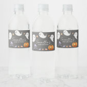 Halloween Little Boo Ghost Baby Dusche Wasserflaschenetikett (Flaschen)