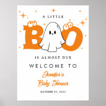 Halloween Little Boo Neutral Baby Dusche Willkomme