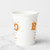 Halloween Little Boo Niedlich Neutral Baby Dusche Pappbecher (Rechts)