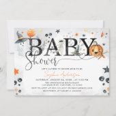 Halloween Little Boo Pumpkin Baby Shower Einladung (Vorderseite)
