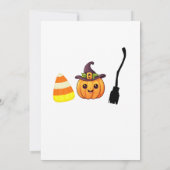 Halloween Little Boo Punkin Kinderdusche Einladung (Rückseite)