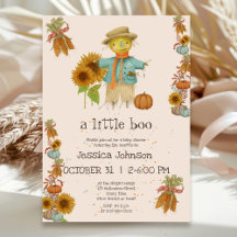 Halloween Little Boo Scarecrow Niedliche Babydusch