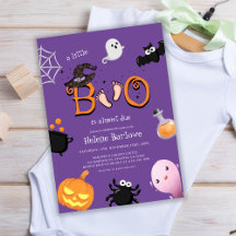 Halloween Little Boo Spooky Baby Dusche