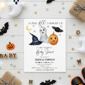Halloween Little Boo Watercolor Babydusche