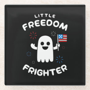 Halloween Little Freedom Frighter Glasuntersetzer