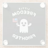 Halloween Little Freedom Frighter Glasuntersetzer (Rückseite)