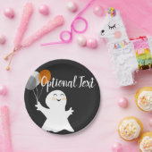 Halloween Little Ghost mit Balloons Pappteller (Party)