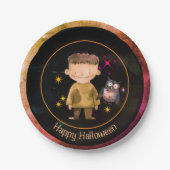 Halloween Little Monster Party Pappteller (Vorderseite)